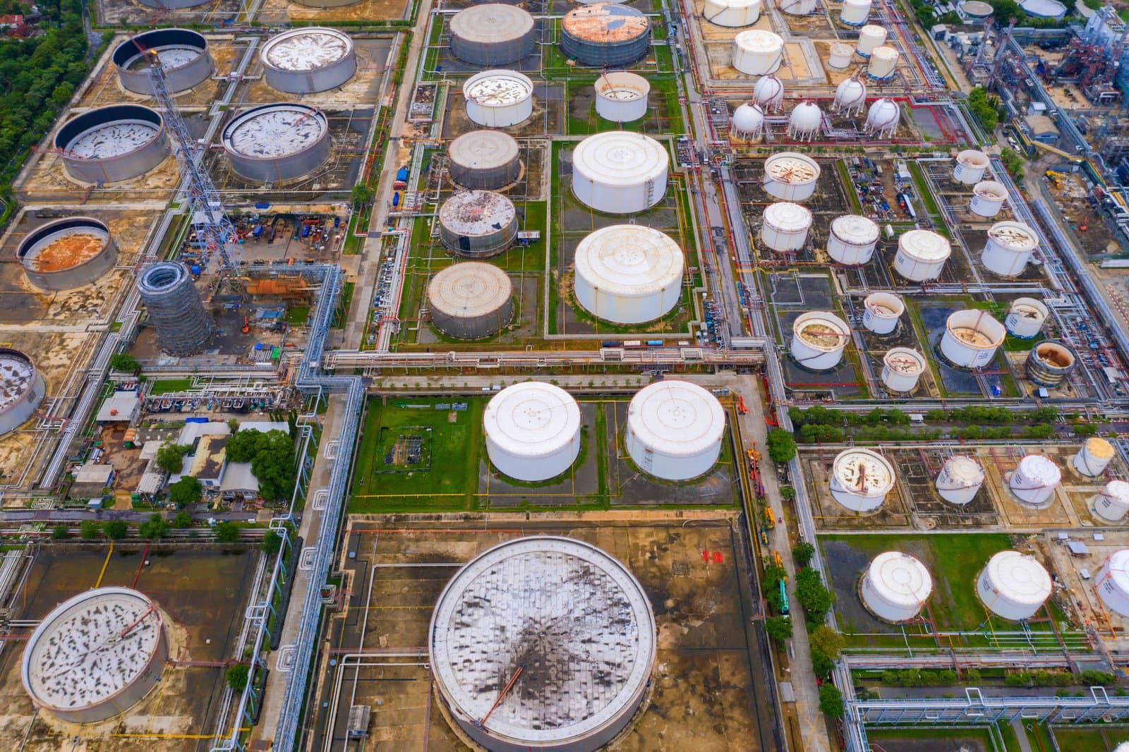 Petrochemical refinery processing infrastructure